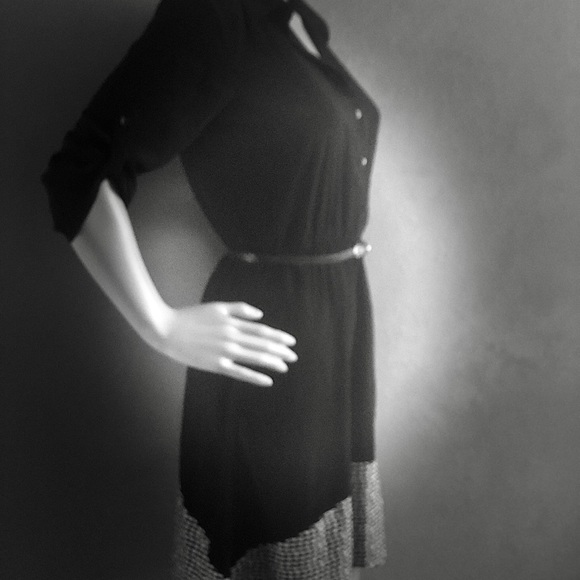 Bcx Juniors' Belted Colorblocked A-Line Dress - Picture 5 of 8